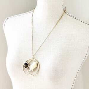Sarah Coventry Desert Flower 1974 Vintage Pendant Necklace in box